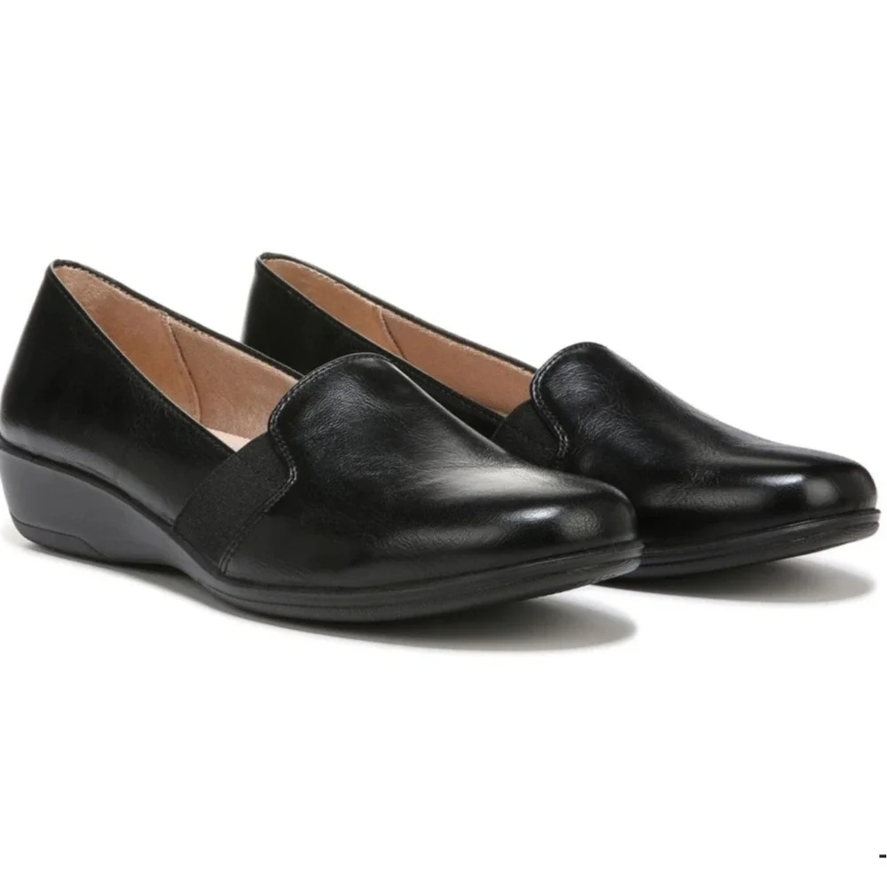 NEW LifeStride Women's Isabelle Loafers. Velocity‎ w/ Memory Foam 8 Narrow Black